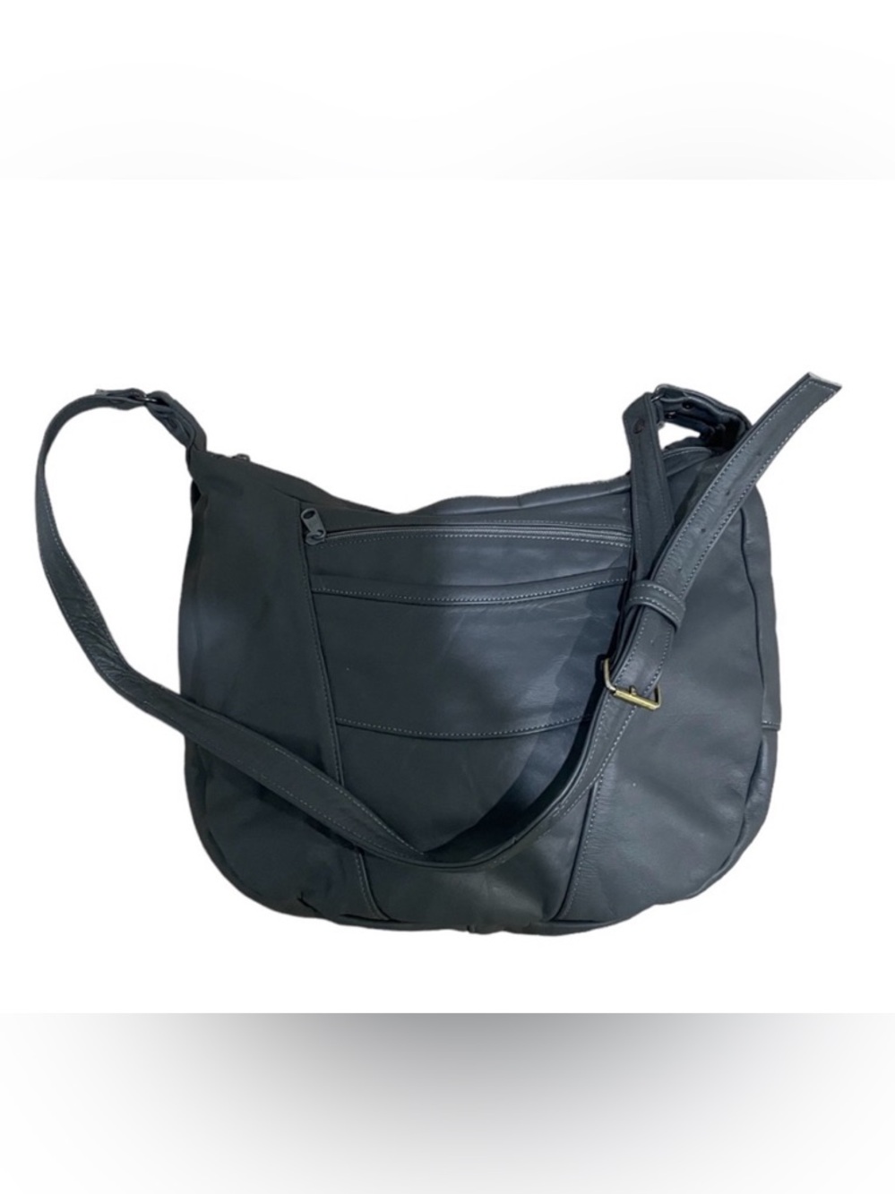 Sale‼️Leather Hobo Bag - Genuine Leather Made in Mexico-Excellent Condition